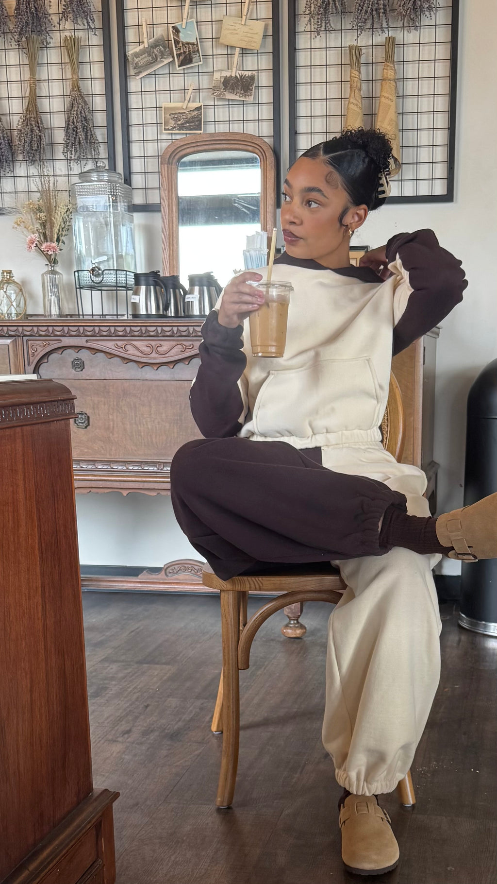 The Anna Anne Loungewear Set (coffee)
