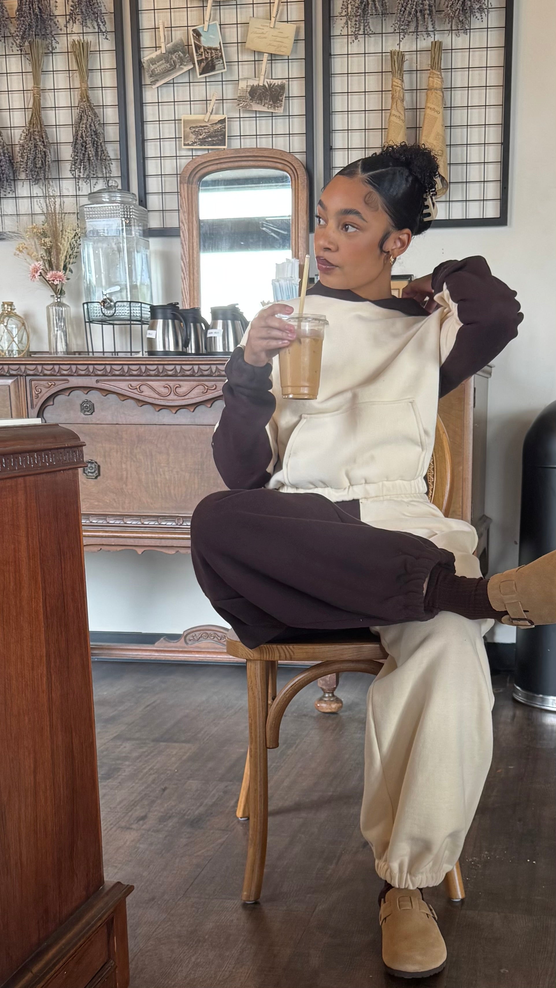 The Anna Anne Loungewear Set (coffee)