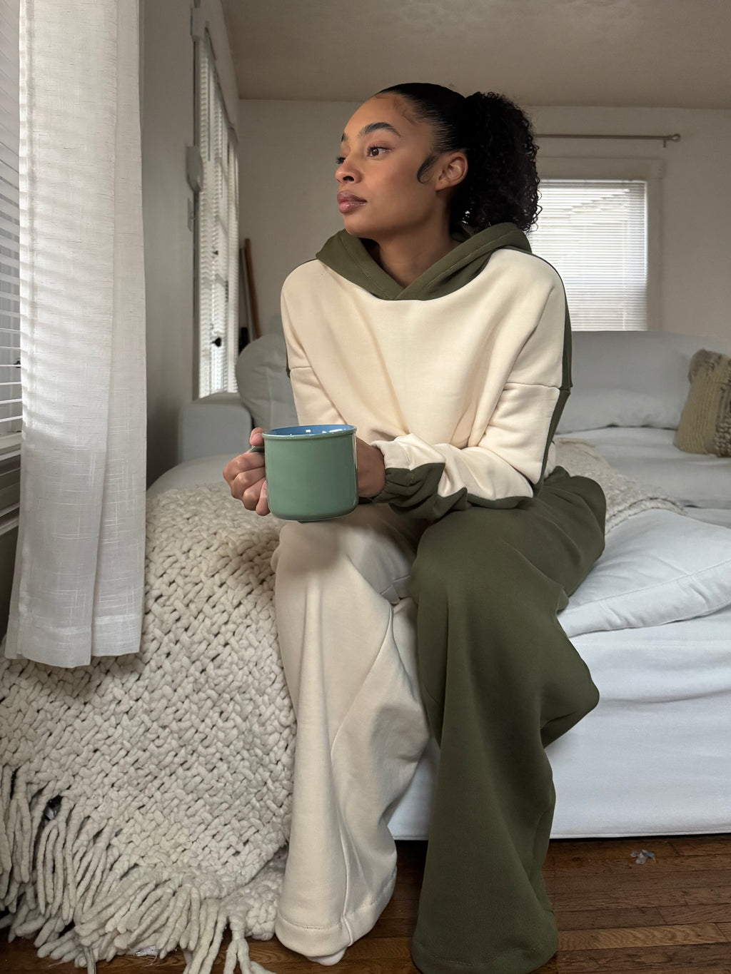 The Anna Anne Loungewear Set (matcha)