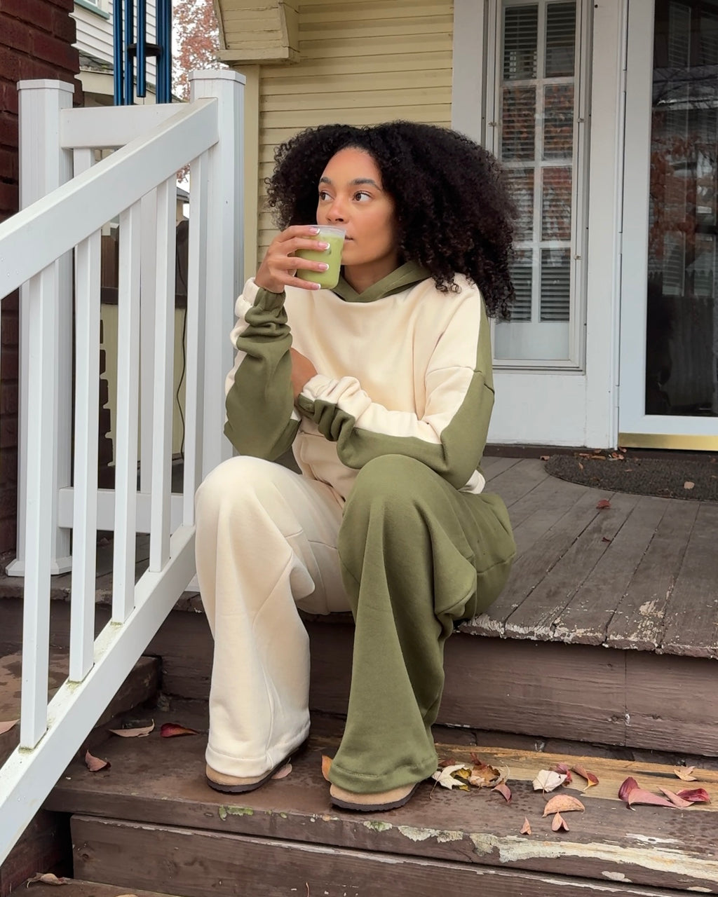 The Anna Anne Loungewear Set (matcha)
